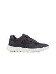 Geox Sneakersy "Portello" w kolorze granatowym rozmiar: 42. Niebieskie buty sportowe casual Geox, bez wzorów, bez zapięcia. Za 202.03 zł.