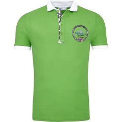 Koszulka polo "Vito" w kolorze zielonym. Koszulki polo marki Nebulus, z nadrukiem, polo, z krótkim rękawem. W wyprzedaży za 108.95 zł.