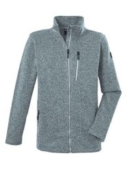 Killtec Kurtka polarowa "KOS 471" w kolorze szaroniebieskim rozmiar: M. Niebieskie kurtki KILLTEC, m, bez wzorów, z polaru, bez kaptura. Za 140.86 zł.