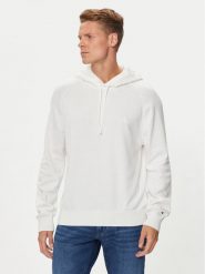 Tommy Hilfiger Bluza MW0MW35515 Biały Regular Fit. Białe bluzy Tommy Hilfiger, m, bez wzorów, z bawełny, bez kaptura. Za 319.99 zł.