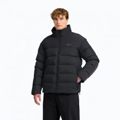 Kurtka ocieplana męska Jack Wolfskin Icy Hollow. Czarne kurtki Jack Wolfskin, m, bez wzorów, z materiału, bez kaptura. Za 1,059.00 zł.