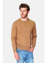 C& Jo Sweter w kolorze karmelowym rozmiar: 44. Brązowe swetry nierozpinane C& Jo, bez wzorów, z kaszmiru, bez kołnierzyka, bez ramiączek. Za 165.99 zł.