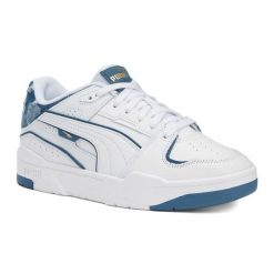 Buty PUMA Slipstream Bball Denim. Białe buty sportowe casual Puma, bez wzorów, z denimu, bez zapięcia. Za 279.99 zł.