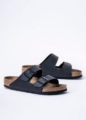 Klapki Unisex Birkenstock Arizona BF (051791). Czarne klapki Birkenstock, z materiału. W wyprzedaży za 319.99 zł.