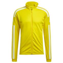 Bluza męska adidas Squadra 21 Training. Białe kurtki treningowe Adidas, m, bez wzorów, bez kaptura, do piłki nożnej. Za 121.00 zł.