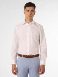 Finshley & Harding Koszula łatwa w prasowaniu Mężczyźni Modern Fit Bawełna biały, 38. Białe koszule Finshley & Harding, m, bez wzorów, z bawełny, bez kołnierzyka, bez ramiączek. Za 179.95 zł.
