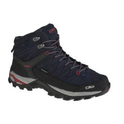 Buty trekkingowe męskie, CMP Rigel Mid. Czarne buty turystyczne CMP, bez wzorów, z materiału, bez zapięcia, trekkingowe. Za 389.39 zł.