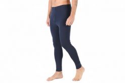 Atlas - Męskie Leginsy z 100% Wełny Merino (195 g/m²) XXL, Granatowy. Niebieskie bielizna termoaktywna WOOLONA, m, bez wzorów, z dzianiny, bez ramiączek, na fitness i siłownię. Za 330.00 zł.
