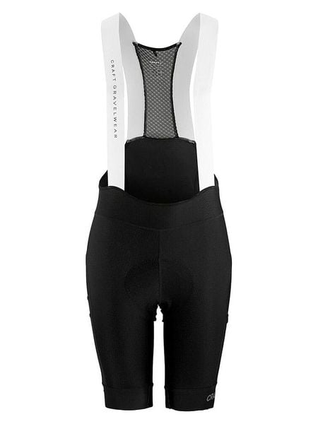 Craft Szorty kolarskie "Pro Gravel Bib" w kolorze czarnym rozmiar: M. Czarne szorty Craft, m, bez wzorów. Za 310.38 zł.