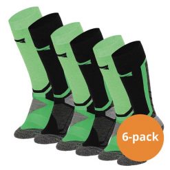 Skarpety snowboardowe Xtreme, 6 par, Multi Zielony. Zielone skarpety XTREME SOCKSWEAR, bez wzorów. Za 499.99 zł.