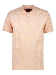 Cars Jeans Koszulka polo "Coppa" w kolorze brzoskwiniowym rozmiar: L. Pomarańczowe koszulki polo Cars Jeans, l, bez wzorów, z bawełny, bez kołnierzyka, bez ramiączek. Za 61.75 zł.