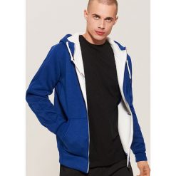 Ocieplana bluza z kapturem - Granatowy. Bluzy z kapturem marki House. Za 139.99 zł.