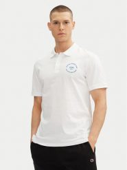 Jack&Jones Polo Simon 12269299 Biały Regular Fit. Białe koszulki polo Jack&Jones, m, bez wzorów, z bawełny, bez kołnierzyka, bez ramiączek. Za 49.99 zł.