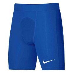 Męskie Spodenki Kompresyjne Pro Strike DriFIT. Niebieskie odzież kompresyjna Nike, m, bez wzorów, z elastanu, trekkingowe, dri-fit (nike). Za 154.99 zł.