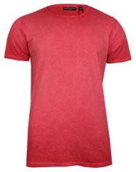 Czerwony T-Shirt (Koszulka) Bez Nadruku -BRAVE SOUL- Męski, Okrągły Dekolt, Krótki Rękaw. Czerwone bluzki z długim rękawem Brave Soul, l, bez wzorów, z bawełny, bez kołnierzyka, bez ramiączek. Za 45.00 zł.