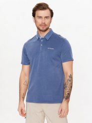 Columbia Polo Melson Point 1772721 Niebieski Regular Fit. Niebieskie koszulki polo Columbia, m, bez wzorów, z syntetyku, bez kołnierzyka, bez ramiączek. Za 129.99 zł.
