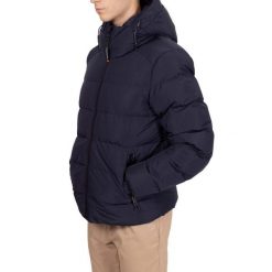 Kurtka z kapturem Superdry Sports. Niebieskie kurtki Superdry, m, bez wzorów, z puchu, z kapturem. W wyprzedaży za 472.05 zł.