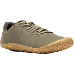 Buty do chodzenia męskie Merrell Vapor Glove 6 Ltr. Czarne buty do biegania Merrell, bez wzorów, z materiału, bez zapięcia, do biegania. Za 712.00 zł.