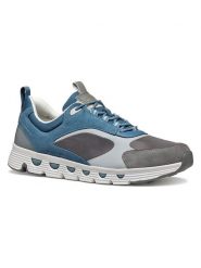 Geox Sneakersy "Spherica Ecub" w kolorze szaro-błękitnym rozmiar: 46. Niebieskie buty sportowe casual Geox, bez wzorów, z materiału, bez zapięcia. Za 260.99 zł.