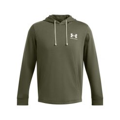 Bluza z kapturem Under Armour Rival Terry LC. Białe bluzy z kapturem Under Armour, xl, bez wzorów, z materiału, z kapturem. Za 140.99 zł.