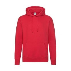 Bluza z kapturem Fruit of the Loom Premium. Niebieskie bluzy z kapturem Fruit of the Loom, m, bez wzorów, z bawełny, z kapturem. Za 119.05 zł.