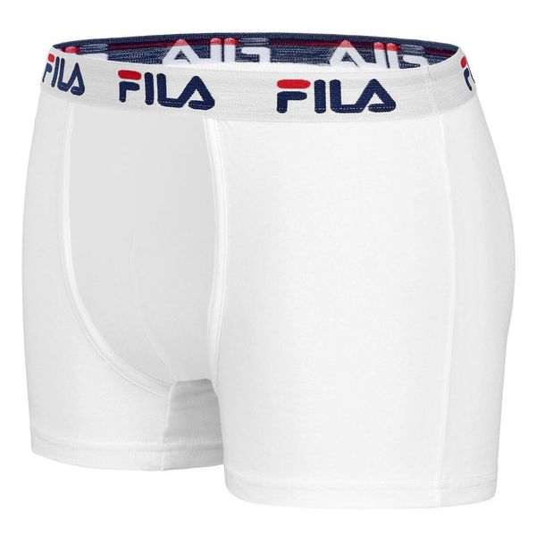 Fila Bokserki Męskie 1-Pack Białe S. Białe bokserki Fila, m, bez wzorów, z bawełny. Za 130.99 zł.