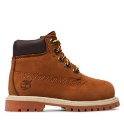 Trapery Timberland. Brązowe trapery Timberland, bez zapięcia. Za 529.99 zł.