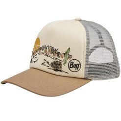 Czapka z daszkiem dla dorosłych Buff Trucker Cap. Białe czapki z daszkiem Buff, bez wzorów. Za 83.90 zł.