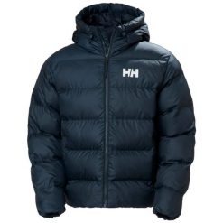 Kurtka z kapturem Helly Hansen Active. Niebieskie kurtki Helly Hansen, m, bez wzorów, z puchu, z kapturem. W wyprzedaży za 844.20 zł.