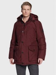 Boss Kurtka zimowa Osiass 50477966 Bordowy Regular Fit. Czerwone kurtki Boss, na zimę, m, bez wzorów, z syntetyku, bez kaptura. Za 1,789.00 zł.