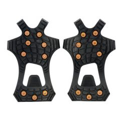 Antyposlizgowe Elementy Walk Traction. Brązowe buty trekkingowe SIDAS, na zimę, bez wzorów, z gumy, bez zapięcia. Za 95.00 zł.