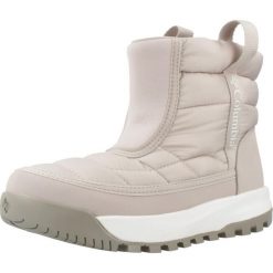 Buty COLUMBIA YOUTH SNOWTROT MID Beżowy. Brązowe buty turystyczne Columbia, bez wzorów, z syntetyku, bez zapięcia, trekkingowe. Za 375.50 zł.