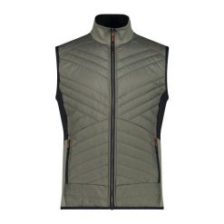 Kurtka puchowa bez rękawów CMP. Zielone kurtki CMP, bez wzorów, z puchu, bez kaptura. Za 305.70 zł.