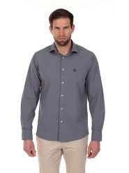 The Time of Bocha Koszula - Regular fit - w kolorze szarym rozmiar: XXL. Szare koszule The Time of Bocha, xxl, bez wzorów, z bawełny, bez kołnierzyka, bez ramiączek. Za 119.40 zł.