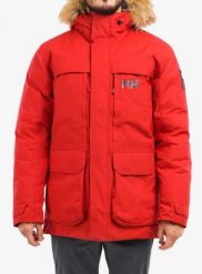 Kurtka zimowa męska Helly Hansen Nordsjo Parka. Czerwone kurtki Helly Hansen, na zimę, m, bez wzorów, z syntetyku, bez kaptura. Za 1,527.00 zł.