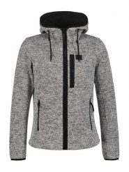 Icepeak Kurtka polarowa "Agran" w kolorze szarym rozmiar: L. Szare kurtki Icepeak, l, bez wzorów, z materiału, bez kaptura. Za 200.95 zł.