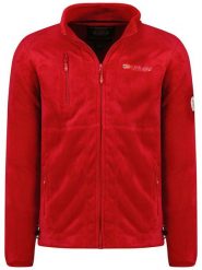 Geographical Norway Kurtka polarowa "Upload" w kolorze czerwonym rozmiar: S. Czerwone kurtki Geographical Norway, s, z aplikacjami, z polaru, bez kaptura. Za 106.13 zł.