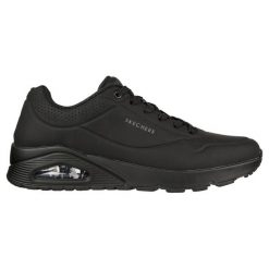 Sneakersy Skechers Uno Stand On Air. Czarne buty sportowe casual Skechers, bez wzorów, z materiału, bez zapięcia. Za 383.00 zł.