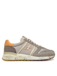 Premiata Sneakersy LANDER VAR 7202 Beżowy. Brązowe buty sportowe casual Premiata, bez wzorów, ze skóry, bez zapięcia. Za 879.99 zł.