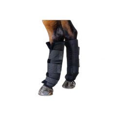 Zamknięte przednie getry dla koni Kentucky Protect Classic. Czarne legginsy długie sportowe KENTUCKY HORSEWEAR, m, bez wzorów, z materiału, do jazdy konnej. Za 521.00 zł.