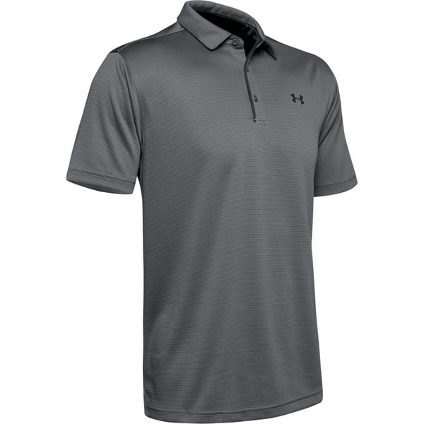 Polo Under Armour Tech. Czarne koszulki polo Under Armour, l, bez wzorów, bez kołnierzyka, bez ramiączek, na golfa. Za 240.50 zł.