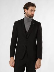 Strellson marynarka od garnituru modułowego Mężczyźni Super Slim Fit czarny, 50. Czarne garnitury Strellson, m, bez wzorów, z materiału. Za 1,199.95 zł.