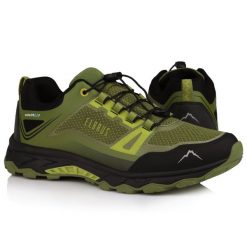 Buty męskie trekkingowe wodoodporne Elbrus. Czarne buty sportowe casual ELBRUS, bez wzorów, bez zapięcia, trekkingowe. Za 333.25 zł.