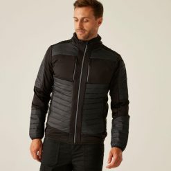 Kurtka męska E-Volve Hybrid Thermal. Szare kurtki Regatta, m, bez wzorów, z puchu, bez kaptura. Za 263.00 zł.