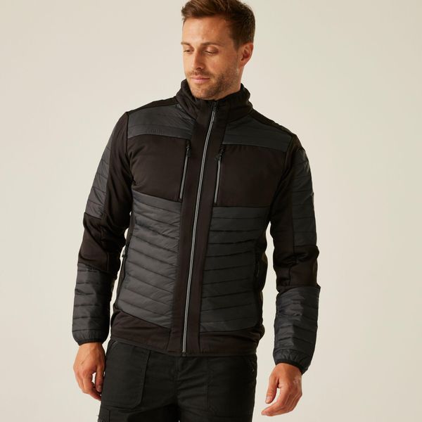Kurtka męska E-Volve Hybrid Thermal. Szare kurtki Regatta, m, bez wzorów, z puchu, bez kaptura. Za 263.00 zł.