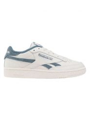 Reebok Skórzane sneakersy "Club C Revenge" w kolorze biało-niebieskim rozmiar: 45 1/2. Białe buty sportowe casual Reebok, bez wzorów, z materiału, bez zapięcia. Za 211.31 zł.