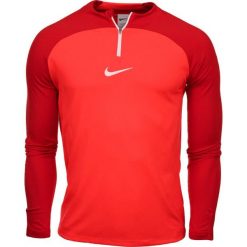 Bluza sportowa męska Nike NK Dri-FIT Academy Drill Top K. Czerwone bluzy bez kaptura Nike, m, bez wzorów, bez kaptura. Za 128.00 zł.