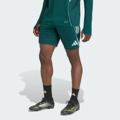 Szorty Arsenal Tiro 25 Competition Training. Niebieskie krótkie spodenki sportowe Adidas, m, bez wzorów. Za 199.00 zł.