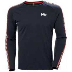 Bluza Helly Hansen lifa active stripe crew. Niebieskie bluzy Helly Hansen, m, bez wzorów, bez kaptura. Za 260.00 zł.