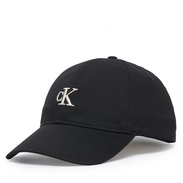 Czapka z daszkiem Calvin Klein. Czarne czapki z daszkiem CALVIN KLEIN, bez wzorów. Za 169.99 zł.